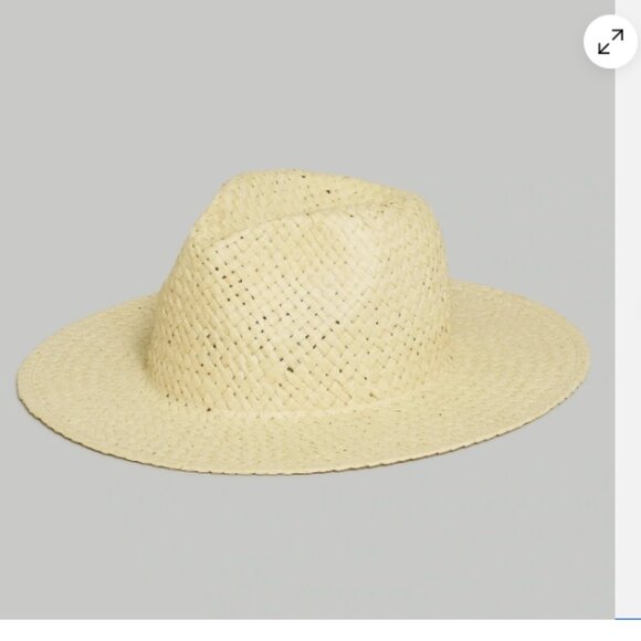 Madewell M/L Woven Straw Hat Dried Straw Lightweight Natural Women's NP779 - Picture 1 of 4